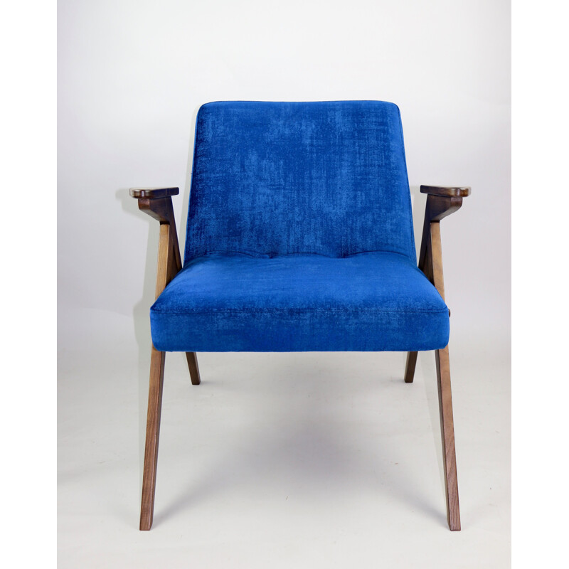 Vintage Blue Bunny Armchair by Józef Chierowski, 1970s