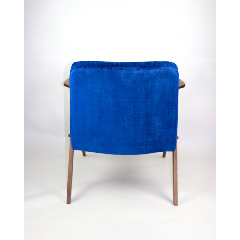 Fauteuil Vintage Blue Bunny de Józef Chierowski 1970