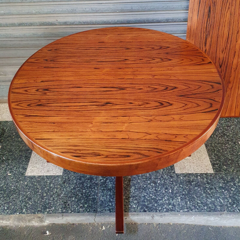 Vintage De Luigi Bartolini Extensible Rosewood Table 1960