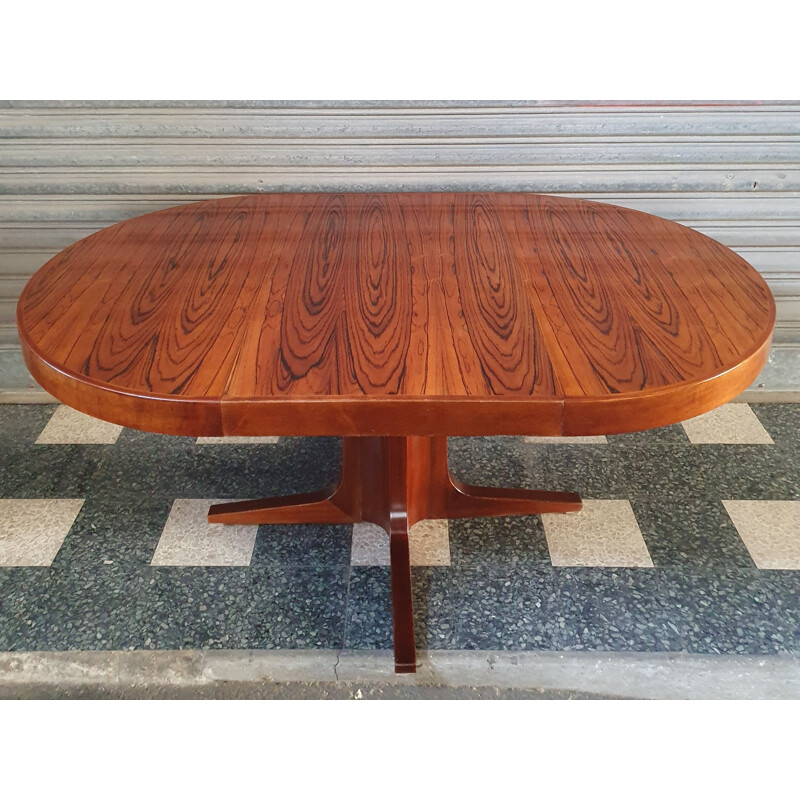 Vintage De Luigi Bartolini Extensible Rosewood Table 1960