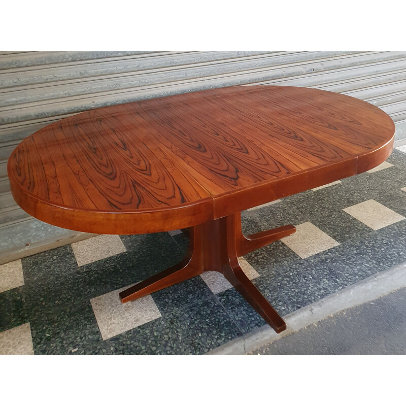 Vintage De Luigi Bartolini Extensible Rosewood Table 1960