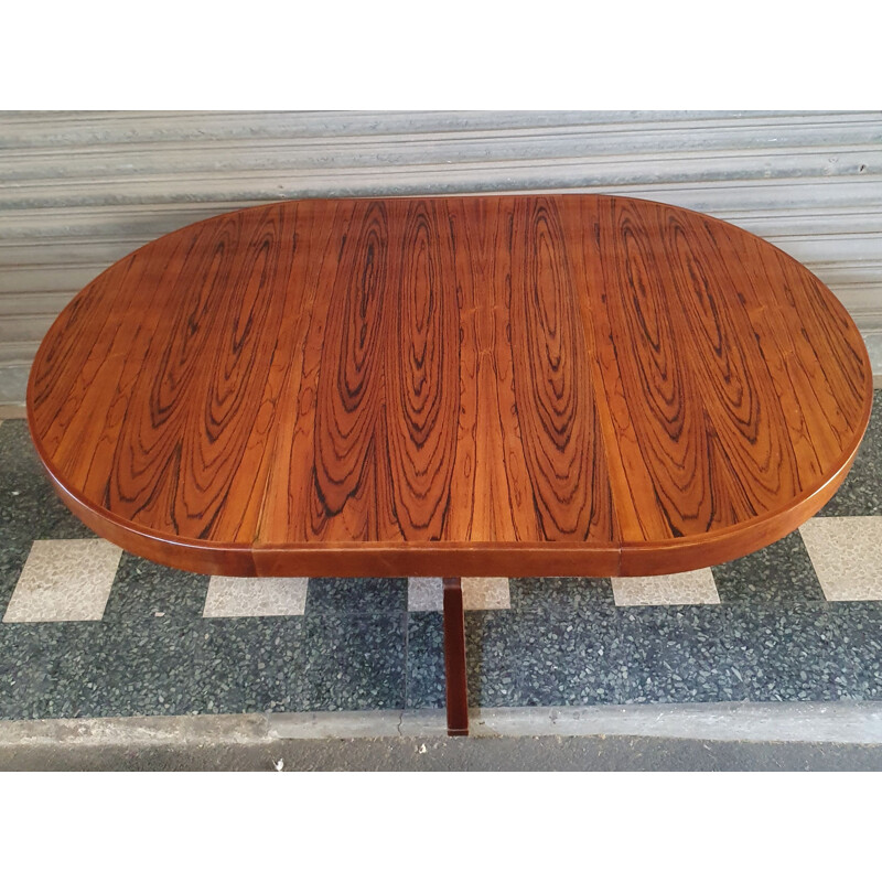 Vintage De Luigi Bartolini Extensible Rosewood Table 1960