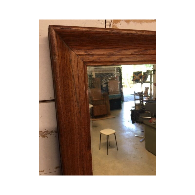 Large vintage  bistro brasserie mirror 1950s