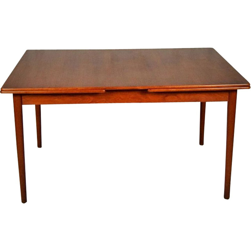 Vintage teak extending dining table  by Nils Jonsson Swedish 1960s