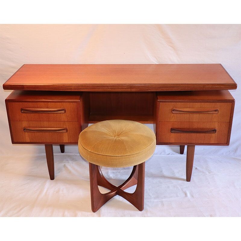 Desk and stool vintage teak  G-Plan Scandinavian 1960's