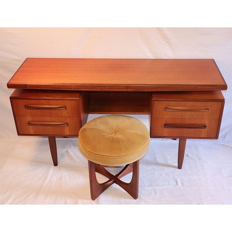 Desk and stool vintage teak  G-Plan Scandinavian 1960's