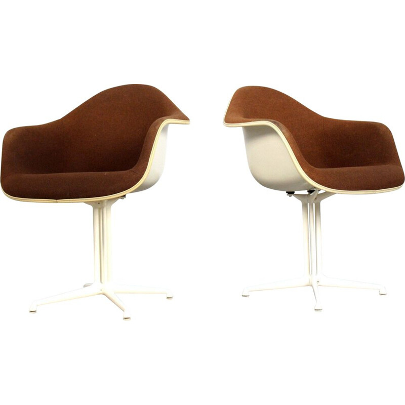 Pair of vintage Eames 'La Fonda' armchairs