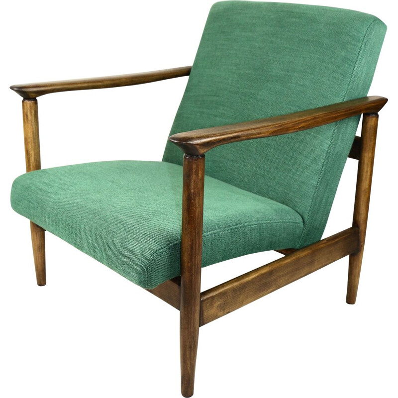 Vintage Green Armchair by Edmund Homa, 1970s