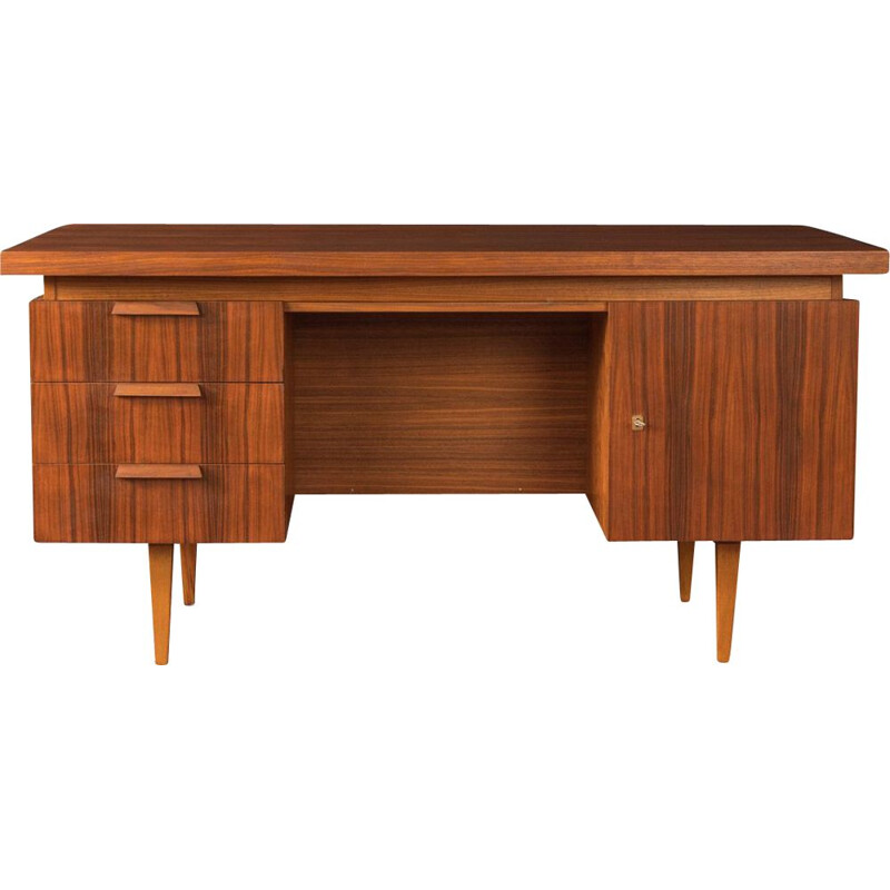 Vintage Desk walnut 1960s