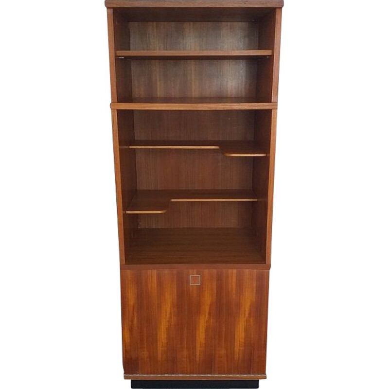 Vintage bookcase Louis Paolozzi teak 1960