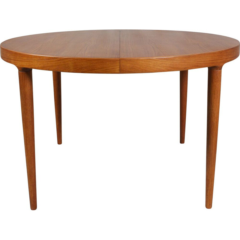 Vintage Round Dining Table, Danish 1960s