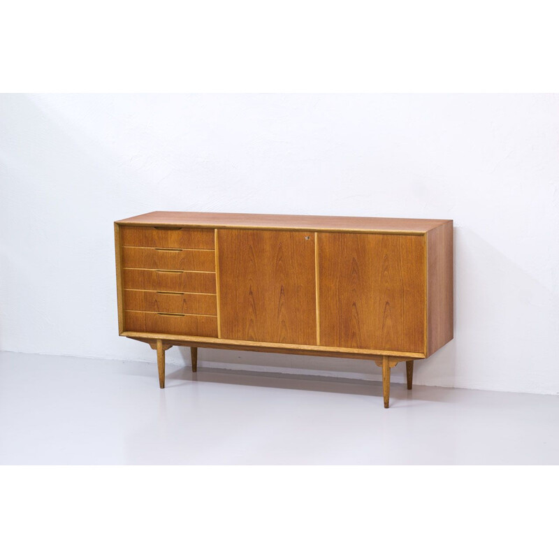 Vintage Teak Sideboard by Svante Skogh Swedish 1950