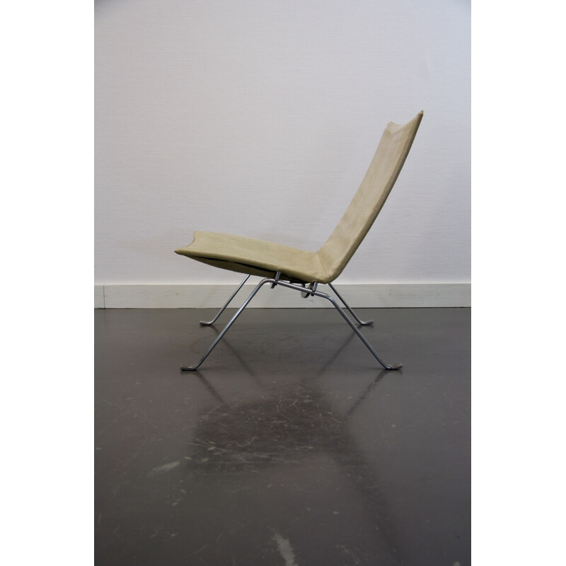 Fritz Hansen "PK22" chair in white, Poul KJAERHOLM - 1960s