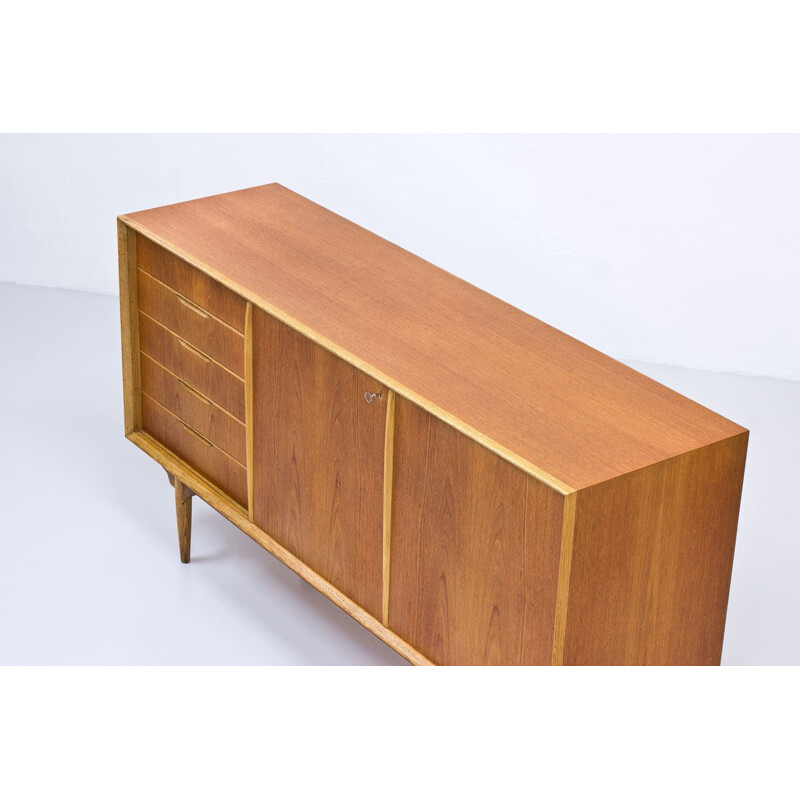 Vintage Teak Sideboard by Svante Skogh Swedish 1950