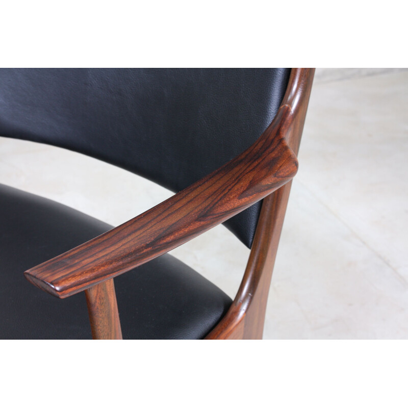 Pair of vintage Rosewood Dining Chairs by Johannes Andersen for Uldum Møbelfabrik, 1960s