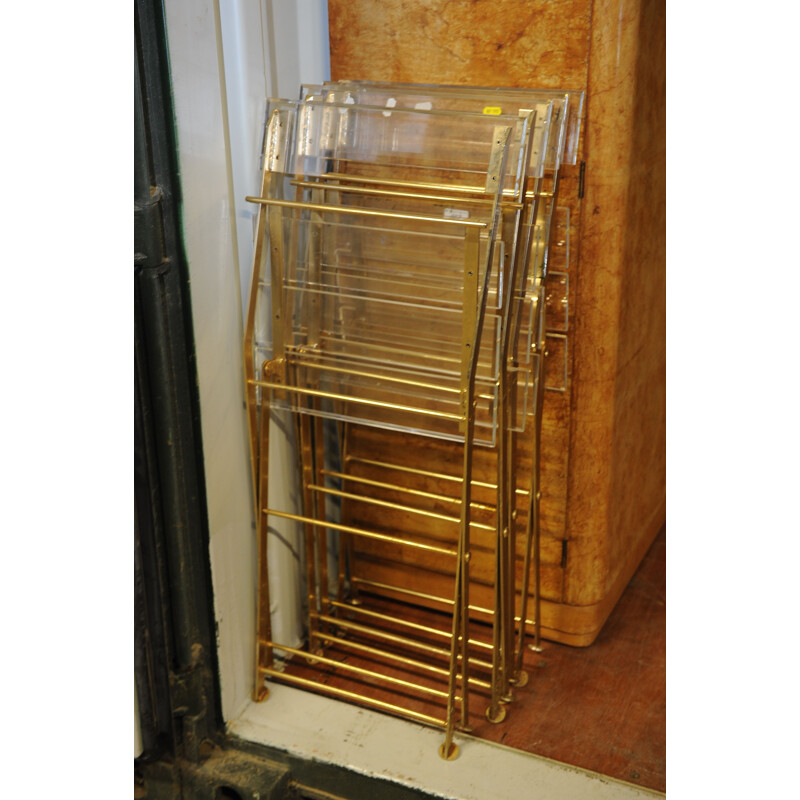 Sedia vintage Galerie Maison et Jardin Lucite