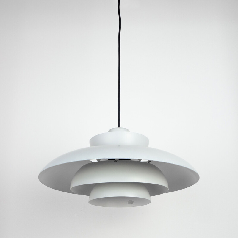 Vintage pendant lamp Penta by Jo Hammerborg, Danish 1965