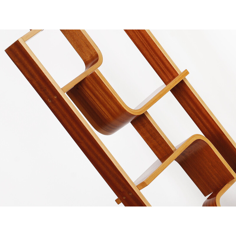 Pair of Vintage Mahogany Room Divider by Ludvik Volak for Holesov, 1960s