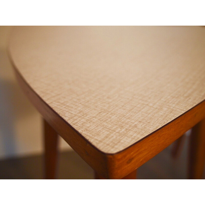 Pair of vintage Tripod Side Tables in Formica, 1950s