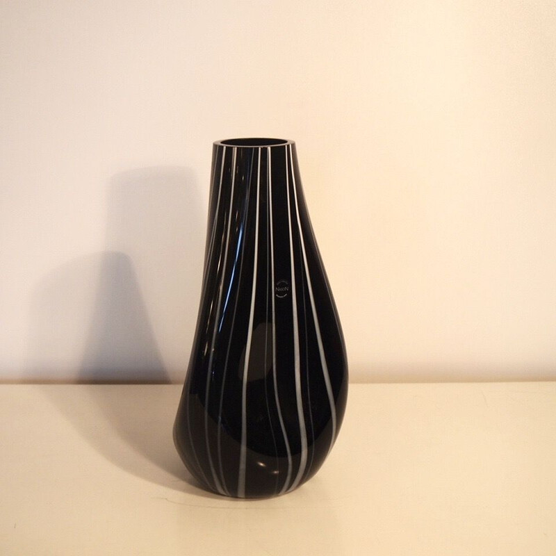 Vintage Glass Collection Vase by Nason, 1980s