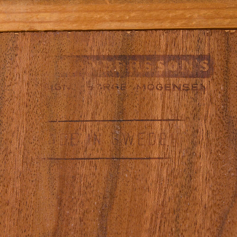 Vintage Modular oak shelving unit by Borge Mogensen for Karl Andersson&Soner