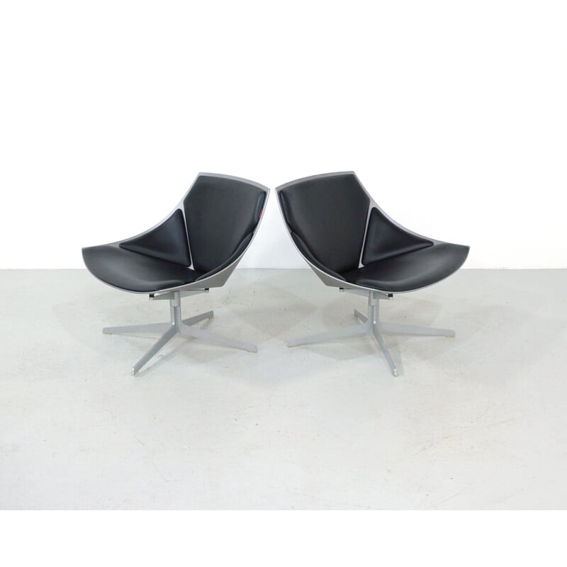 Vintage Space Lounge Armchairs by Jehs+Laub for Fritz Hansen