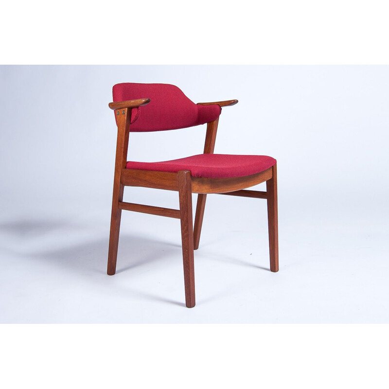 Set of 6 Mid Century Dining Chairs in Teak by C.E. Ekstrom, Swedish 1950s