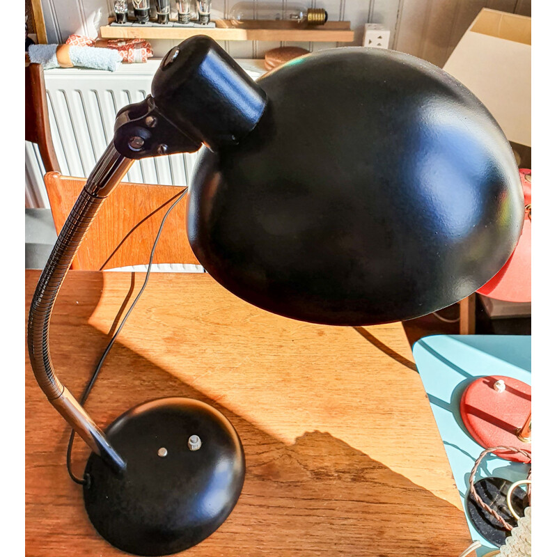 Vintage Manufrance black articulated lamp - 1960