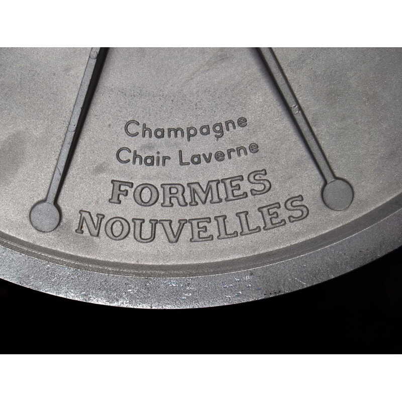 VINTAGE CHAMPAGNE CHAIR BY ERWIN & ESTELLE LAVERNE FOR FORMES NOUVELLES, 1960