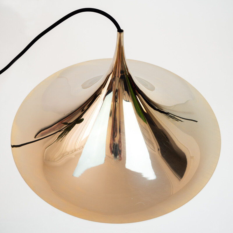 Vintage pendant lamp Semi by Bonderup and Thorup Fog og Mørup Danish , 1968