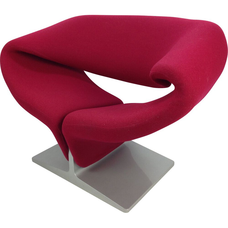 Vintage Ribbon Lounge Chair by Pierre Paulin for Artifort, 1980s