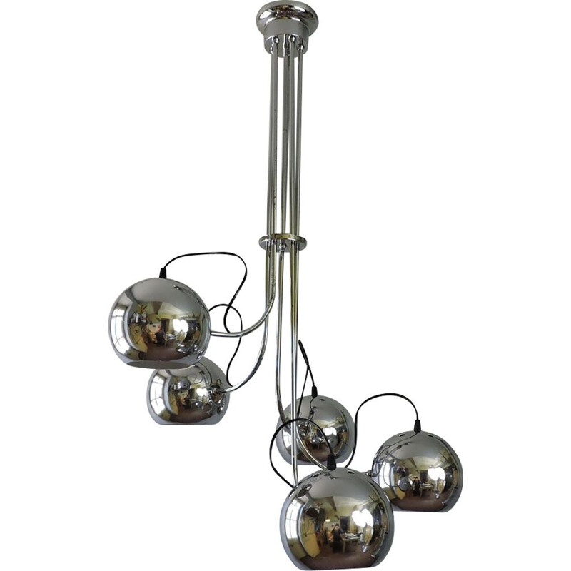 Vintage chandelier Goffredo Réggiani Italy 1960