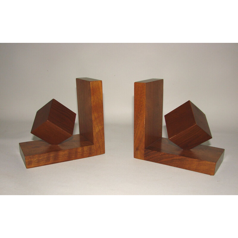 Pair of Vintage Book supports, 1960s
