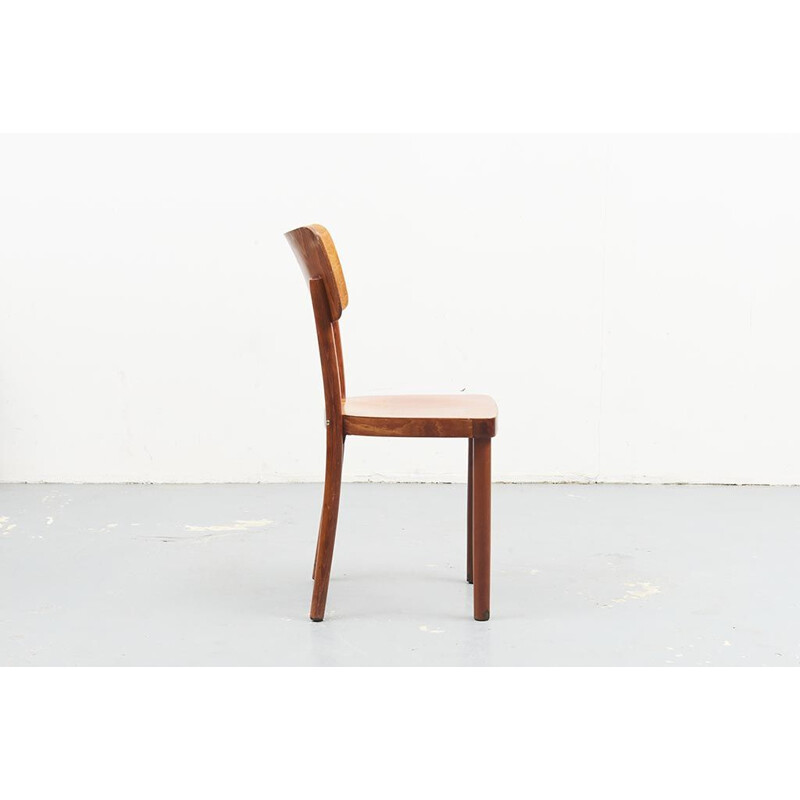 Vintage Oak Bistro Chair