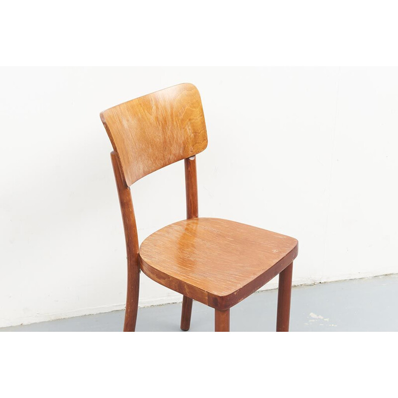 Vintage Oak Bistro Chair