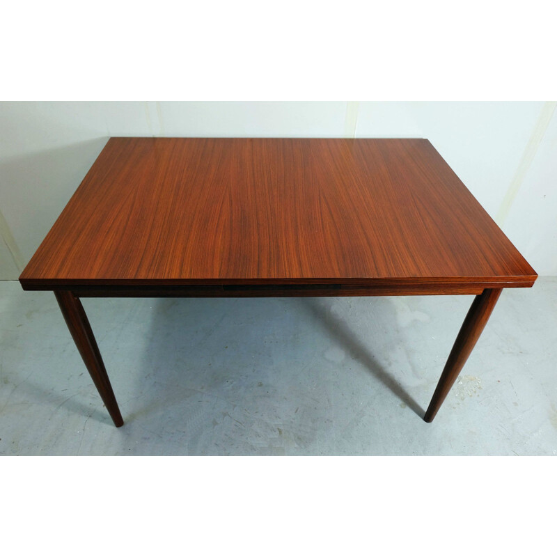 Rosewood extendible dining table - 1960s