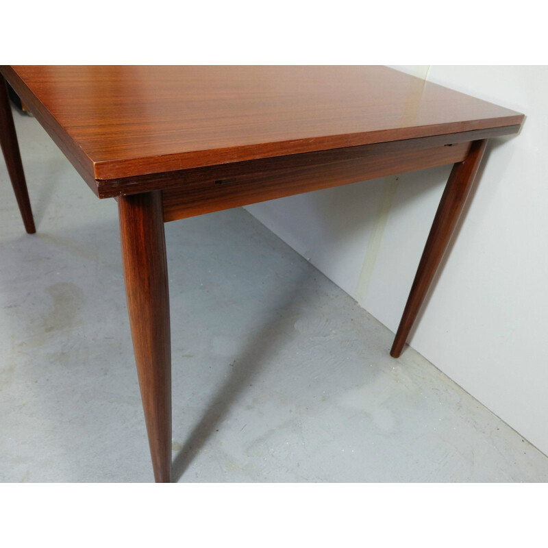 Rosewood extendible dining table - 1960s