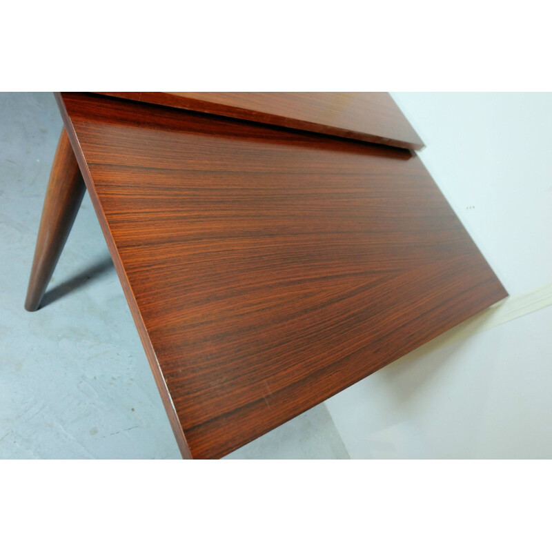 Rosewood extendible dining table - 1960s