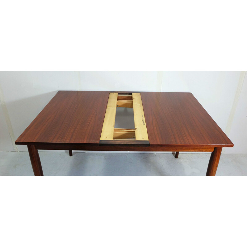 Rosewood extendible dining table - 1960s