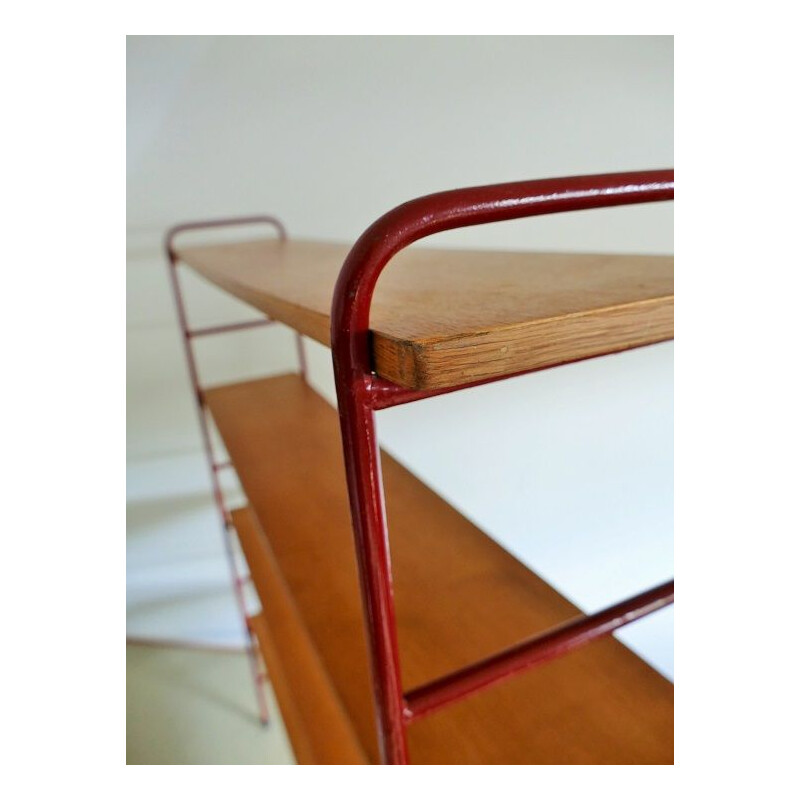 Vintage bookcase shelf 1950