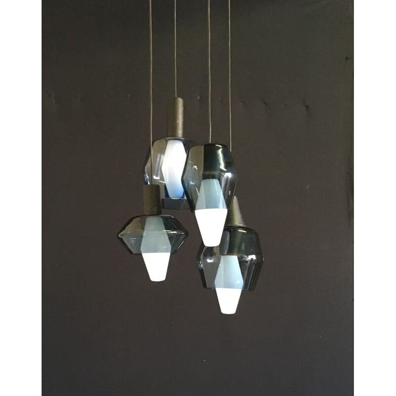 Vintage Tapio chandelier Wirkkala for italy 1960