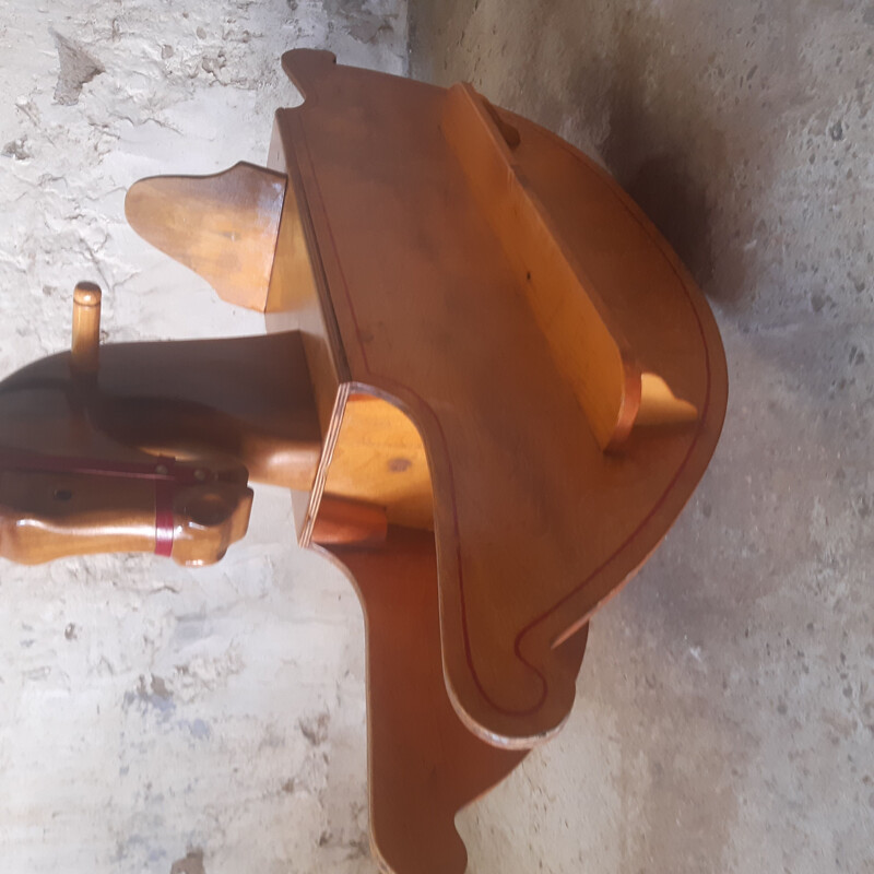 Mid Century Rocking Horse wooden