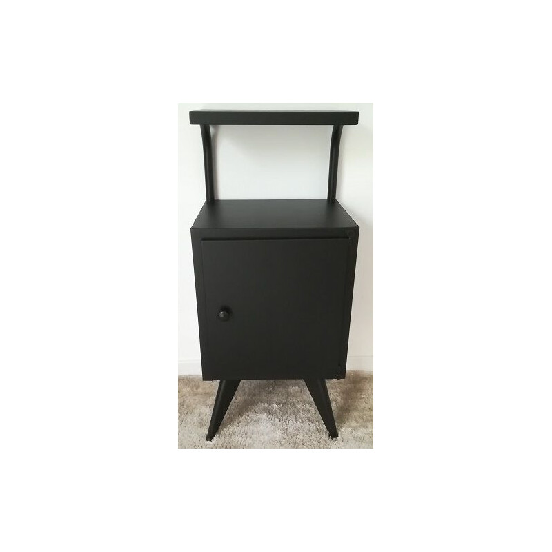 Vintage industrial bedside table Tolix