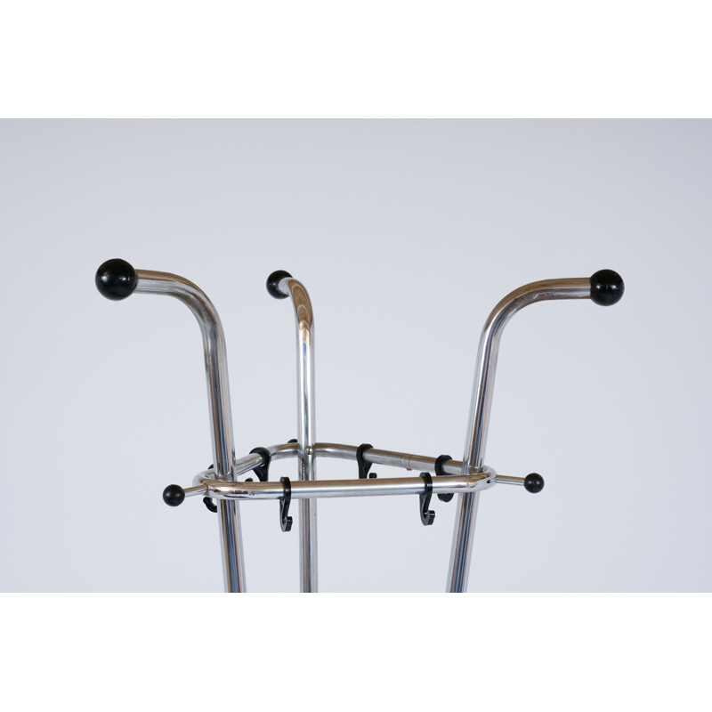 Vintage coat rack chrome tube 1940 