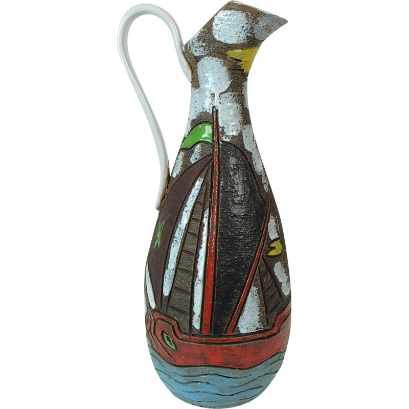 Fratelli Fanciullacci ceramic jug - 1960s