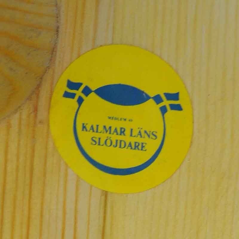 Tabouret vintage en pin d'Ingvar Hildingsson, suédois, 1970