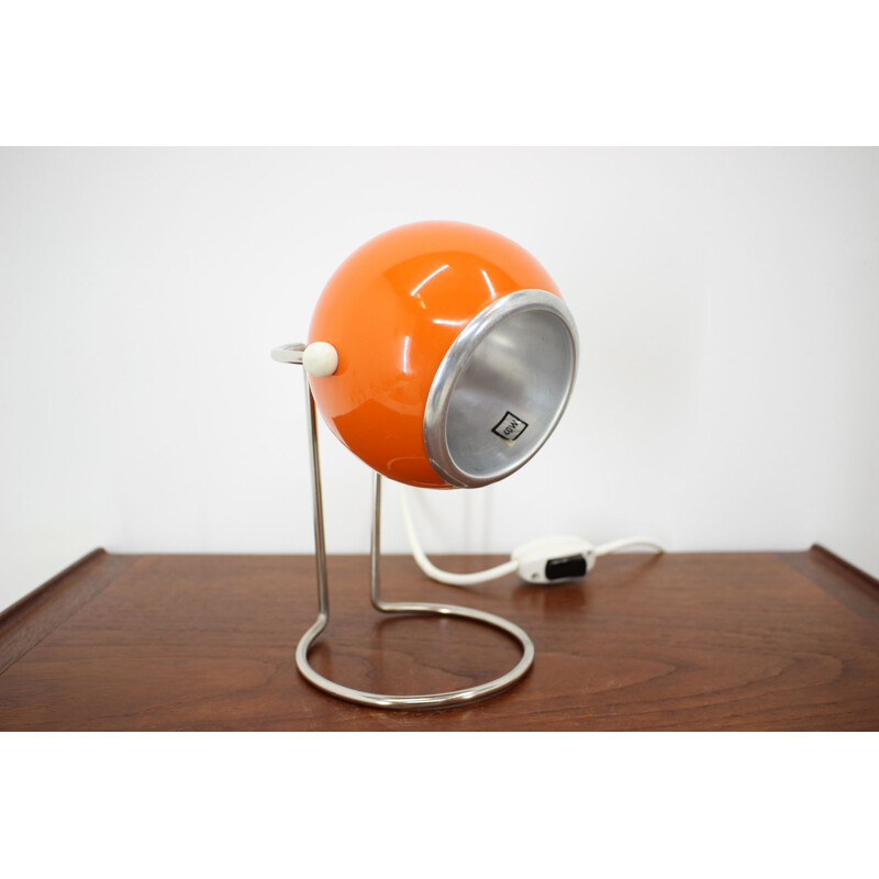 Vintage table lamp Space age Czechoslovakia 1970s