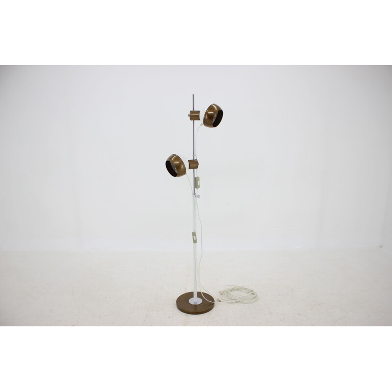 Vintage Magnetic Double Eye Ball Floor Lamp, 1970s