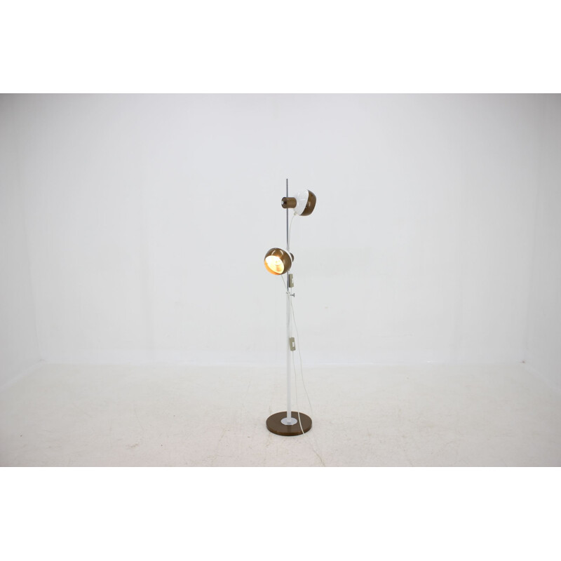 Vintage Magnetic Double Eye Ball Floor Lamp, 1970s