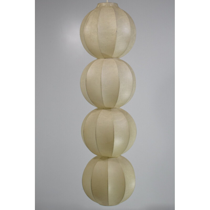 Vintage suspension Kattala cocoon , Friedel Wauer for Goldkant Leuchten 1960